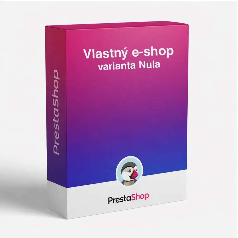 Vlastný e-shop - varianta Nula